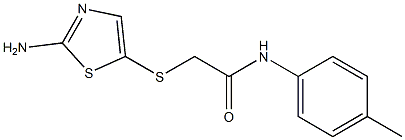  2-[(2-amino-1,3-thiazol-5-yl)thio]-N-(4-methylphenyl)acetamide