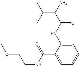 2-[(2-amino-3-methylbutanoyl)amino]-N-(2-methoxyethyl)benzamide