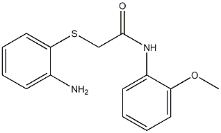 2-[(2-aminophenyl)thio]-N-(2-methoxyphenyl)acetamide