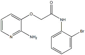 2-[(2-aminopyridin-3-yl)oxy]-N-(2-bromophenyl)acetamide Struktur