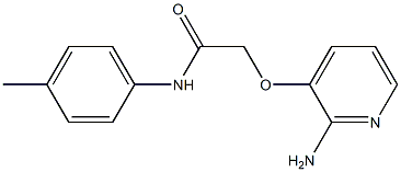 2-[(2-aminopyridin-3-yl)oxy]-N-(4-methylphenyl)acetamide Structure