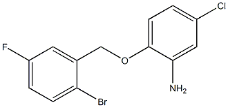 2-[(2-bromo-5-fluorophenyl)methoxy]-5-chloroaniline|