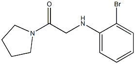 2-[(2-bromophenyl)amino]-1-(pyrrolidin-1-yl)ethan-1-one|