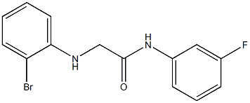 2-[(2-bromophenyl)amino]-N-(3-fluorophenyl)acetamide|