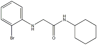 2-[(2-bromophenyl)amino]-N-cyclohexylacetamide