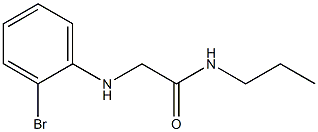 2-[(2-bromophenyl)amino]-N-propylacetamide