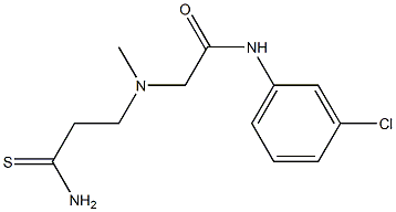2-[(2-carbamothioylethyl)(methyl)amino]-N-(3-chlorophenyl)acetamide