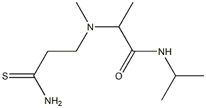 2-[(2-carbamothioylethyl)(methyl)amino]-N-(propan-2-yl)propanamide|