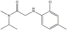 2-[(2-chloro-4-methylphenyl)amino]-N-methyl-N-(propan-2-yl)acetamide