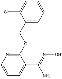 2-[(2-chlorobenzyl)oxy]-N'-hydroxypyridine-3-carboximidamide