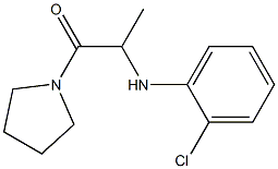2-[(2-chlorophenyl)amino]-1-(pyrrolidin-1-yl)propan-1-one