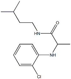 2-[(2-chlorophenyl)amino]-N-(3-methylbutyl)propanamide