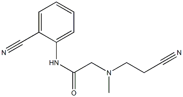 2-[(2-cyanoethyl)(methyl)amino]-N-(2-cyanophenyl)acetamide