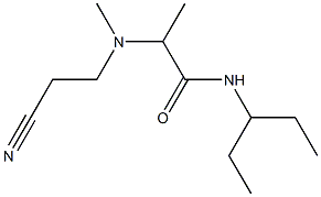 2-[(2-cyanoethyl)(methyl)amino]-N-(pentan-3-yl)propanamide