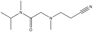 2-[(2-cyanoethyl)(methyl)amino]-N-methyl-N-(propan-2-yl)acetamide