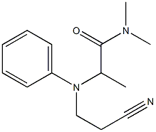 2-[(2-cyanoethyl)(phenyl)amino]-N,N-dimethylpropanamide