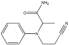 2-[(2-cyanoethyl)(phenyl)amino]propanamide