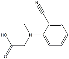 2-[(2-cyanophenyl)(methyl)amino]acetic acid Structure