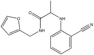  2-[(2-cyanophenyl)amino]-N-(furan-2-ylmethyl)propanamide