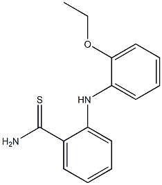 2-[(2-ethoxyphenyl)amino]benzene-1-carbothioamide,,结构式