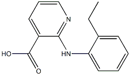 2-[(2-ethylphenyl)amino]pyridine-3-carboxylic acid Structure