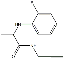 2-[(2-fluorophenyl)amino]-N-(prop-2-yn-1-yl)propanamide