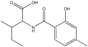 2-[(2-hydroxy-4-methylphenyl)formamido]-3-methylpentanoic acid