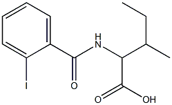 2-[(2-iodobenzoyl)amino]-3-methylpentanoic acid|