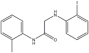 2-[(2-iodophenyl)amino]-N-(2-methylphenyl)acetamide|