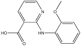 2-[(2-methoxyphenyl)amino]pyridine-3-carboxylic acid Struktur