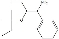 2-[(2-methylbutan-2-yl)oxy]-1-phenylbutan-1-amine,,结构式