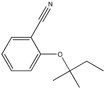 2-[(2-methylbutan-2-yl)oxy]benzonitrile Structure