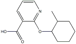 2-[(2-methylcyclohexyl)oxy]pyridine-3-carboxylic acid Structure
