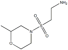 2-[(2-methylmorpholin-4-yl)sulfonyl]ethanamine,,结构式