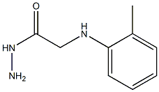 2-[(2-methylphenyl)amino]acetohydrazide 结构式