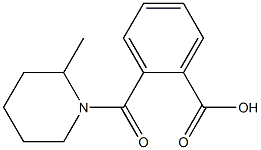2-[(2-methylpiperidin-1-yl)carbonyl]benzoic acid 结构式