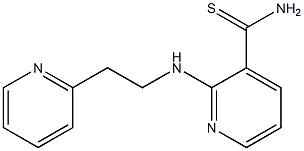 2-[(2-pyridin-2-ylethyl)amino]pyridine-3-carbothioamide 结构式