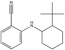 2-[(2-tert-butylcyclohexyl)amino]benzonitrile Struktur