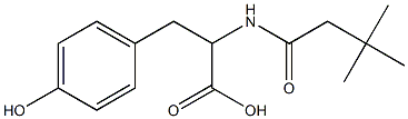 2-[(3,3-dimethylbutanoyl)amino]-3-(4-hydroxyphenyl)propanoic acid