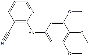 2-[(3,4,5-trimethoxyphenyl)amino]nicotinonitrile|
