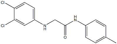  2-[(3,4-dichlorophenyl)amino]-N-(4-methylphenyl)acetamide