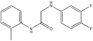 2-[(3,4-difluorophenyl)amino]-N-(2-methylphenyl)acetamide