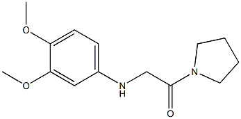 2-[(3,4-dimethoxyphenyl)amino]-1-(pyrrolidin-1-yl)ethan-1-one