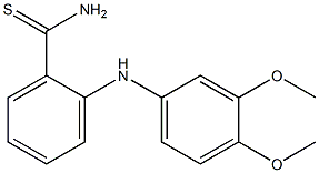 2-[(3,4-dimethoxyphenyl)amino]benzene-1-carbothioamide