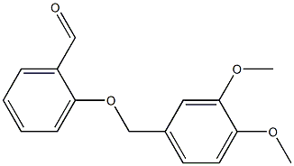 2-[(3,4-dimethoxyphenyl)methoxy]benzaldehyde,,结构式