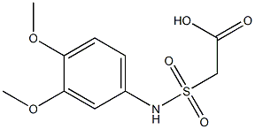  2-[(3,4-dimethoxyphenyl)sulfamoyl]acetic acid