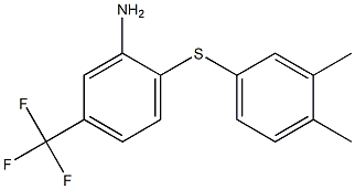 2-[(3,4-dimethylphenyl)sulfanyl]-5-(trifluoromethyl)aniline