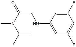 2-[(3,5-difluorophenyl)amino]-N-methyl-N-(propan-2-yl)acetamide|