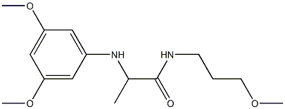 2-[(3,5-dimethoxyphenyl)amino]-N-(3-methoxypropyl)propanamide