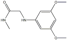 2-[(3,5-dimethoxyphenyl)amino]-N-methylacetamide 结构式